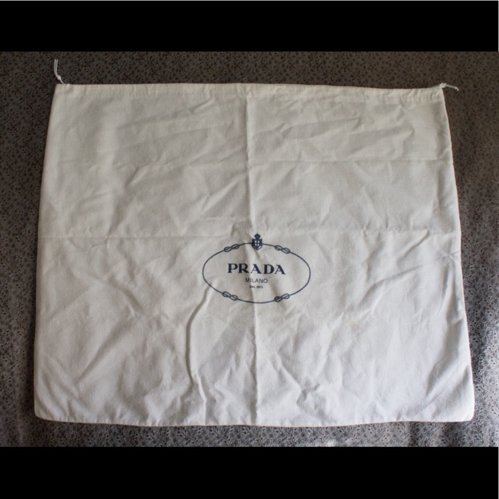 Prada Drawstring Dust Bag 23"x19"